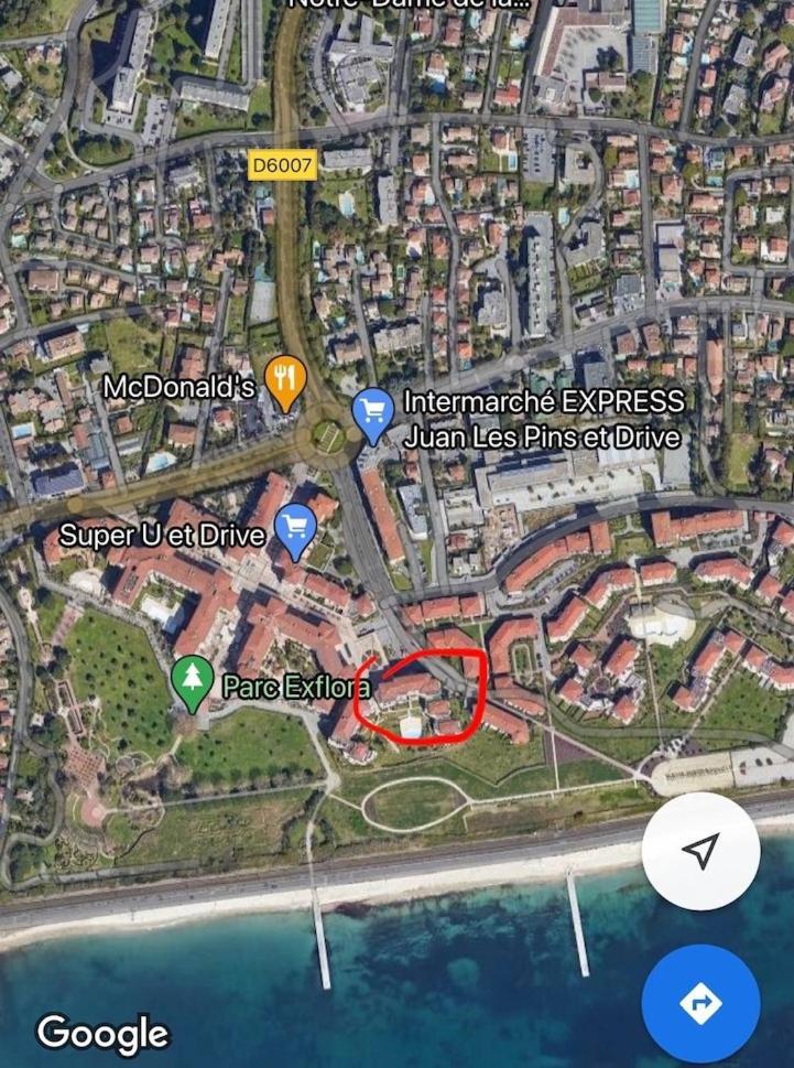 Vue Mer Juan Les Pins Antibes Dış mekan fotoğraf